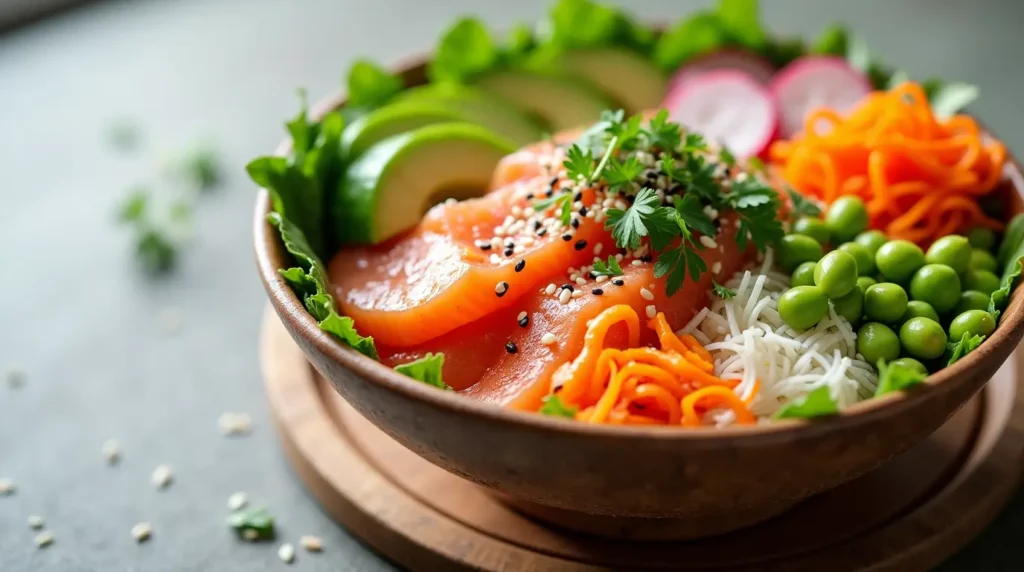 salmon poke bowl salmon poke bowl